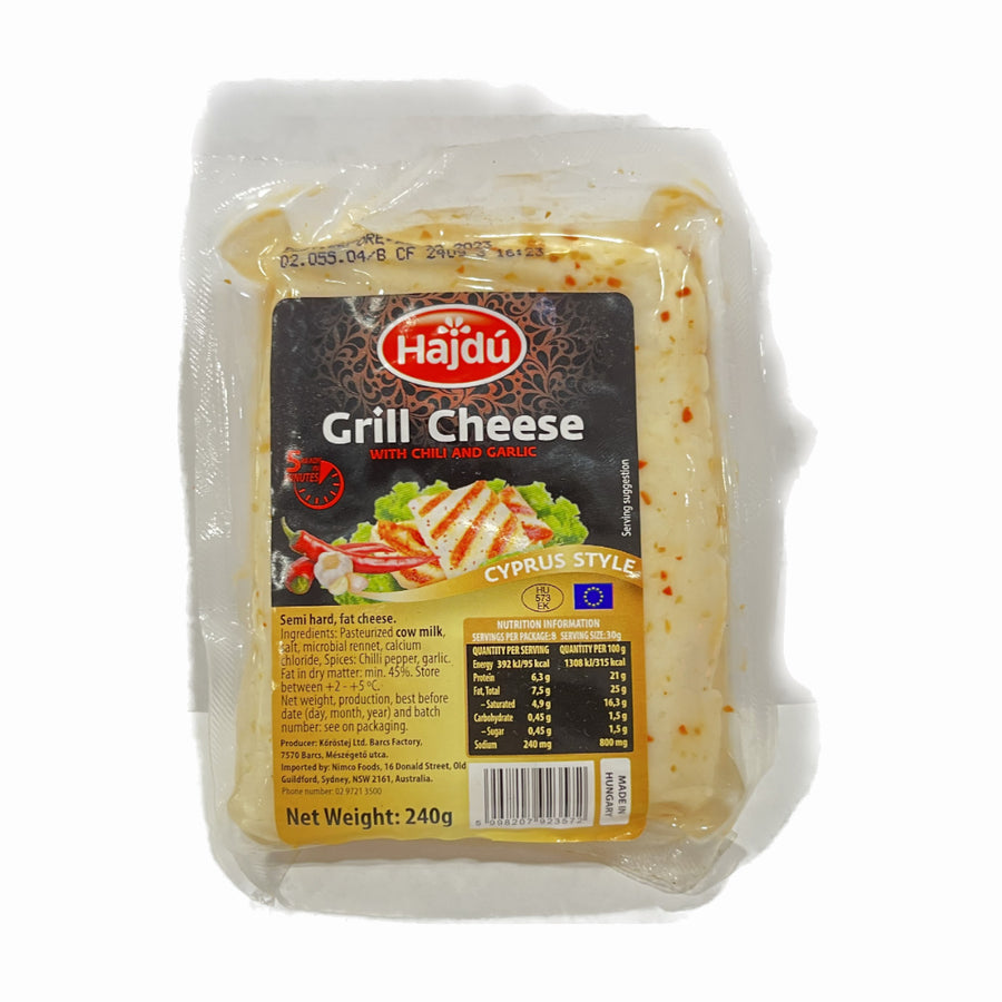 Hajdu Grill Cheese with Chili and Garlic 240g