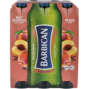 barbican malt peach flavour 6x330ml