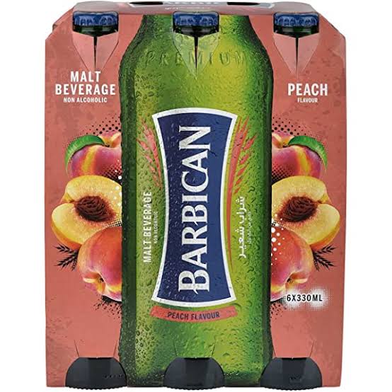 barbican malt peach flavour 6x330ml