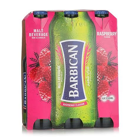 barbican malt raspberry flavour 6x330ml