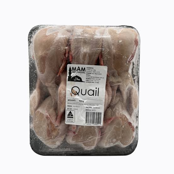 Quail 6 pack medium (frozen)