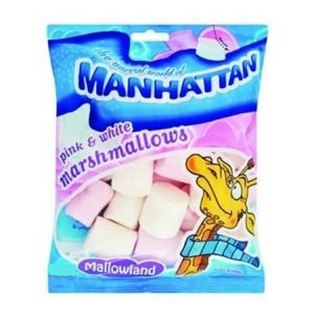 manhattan pink & White Marshmallows 400g