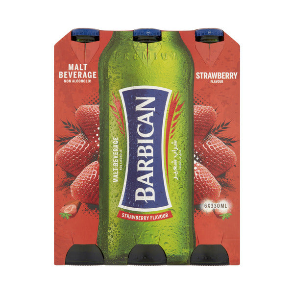 barbican malt strawberry flavour 6x330ml
