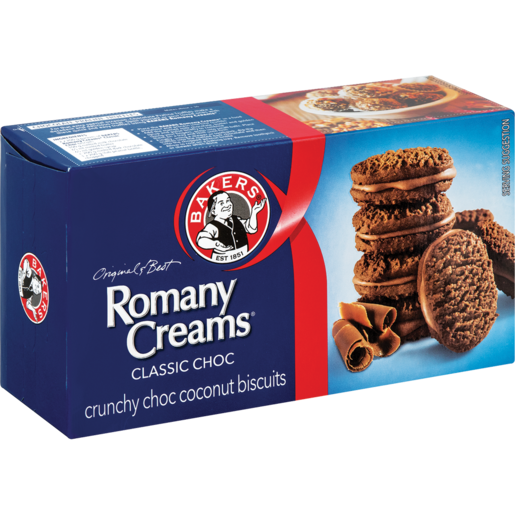 BAKERS ROMANY CREAMS CLASSIC CHOC 200g