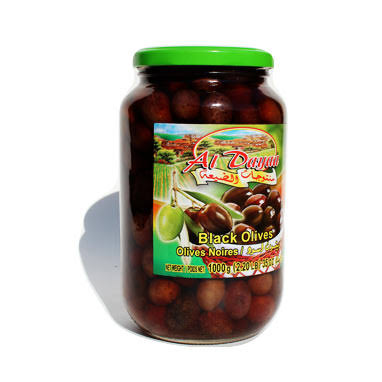 Al Dayaa Black Olives 1kg