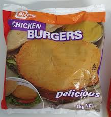 Cavos Chicken Burgers 1kg