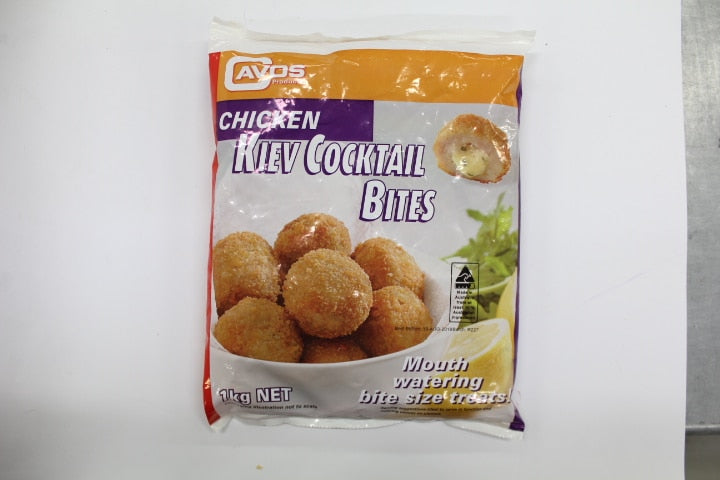 CAVOS CHICKEN KIEV COCKTAIL BITES 1KG