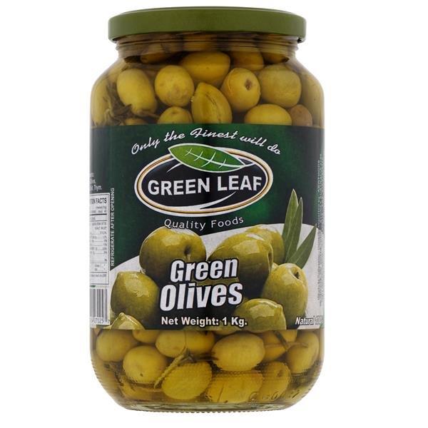 Green Leaf Green Olives 1kg