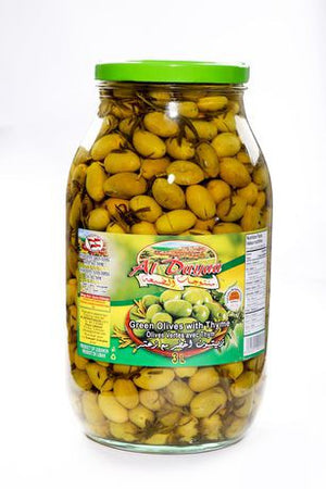 AL DAYAA Green Olives With Thyme